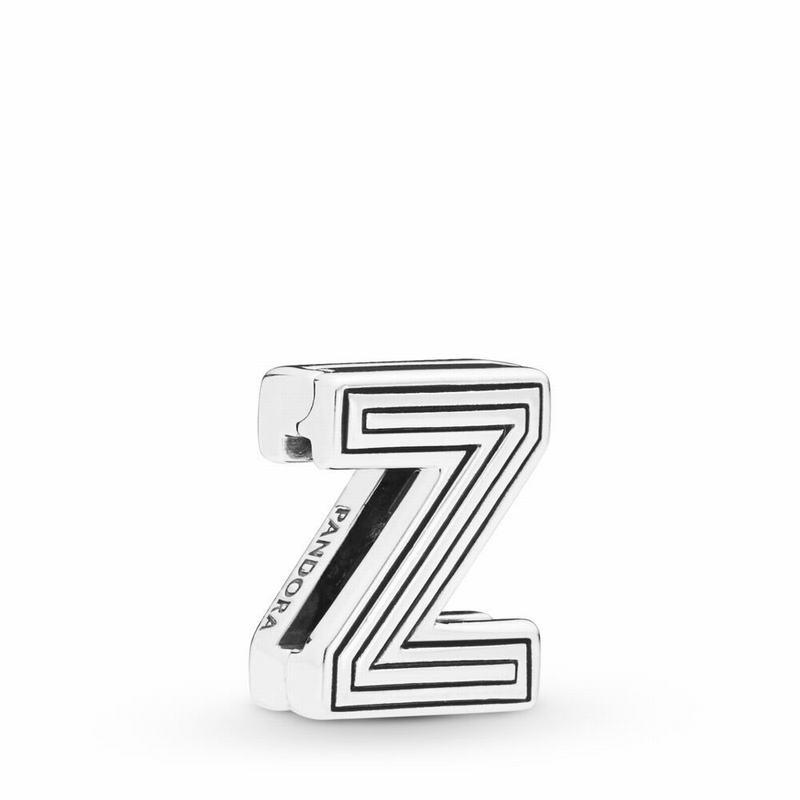 Pandora Reflexions™ Letter Z Clip Charm Clearance NZ, Sterling Silver (639452-LHQ)